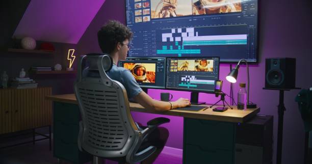 video editing interface, timeline editor, web video compilation tool